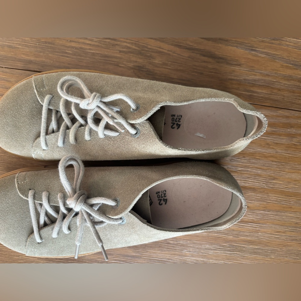 NWOT Birkenstock size 42 Nubuck leather lace-up men’s shoes Schassure